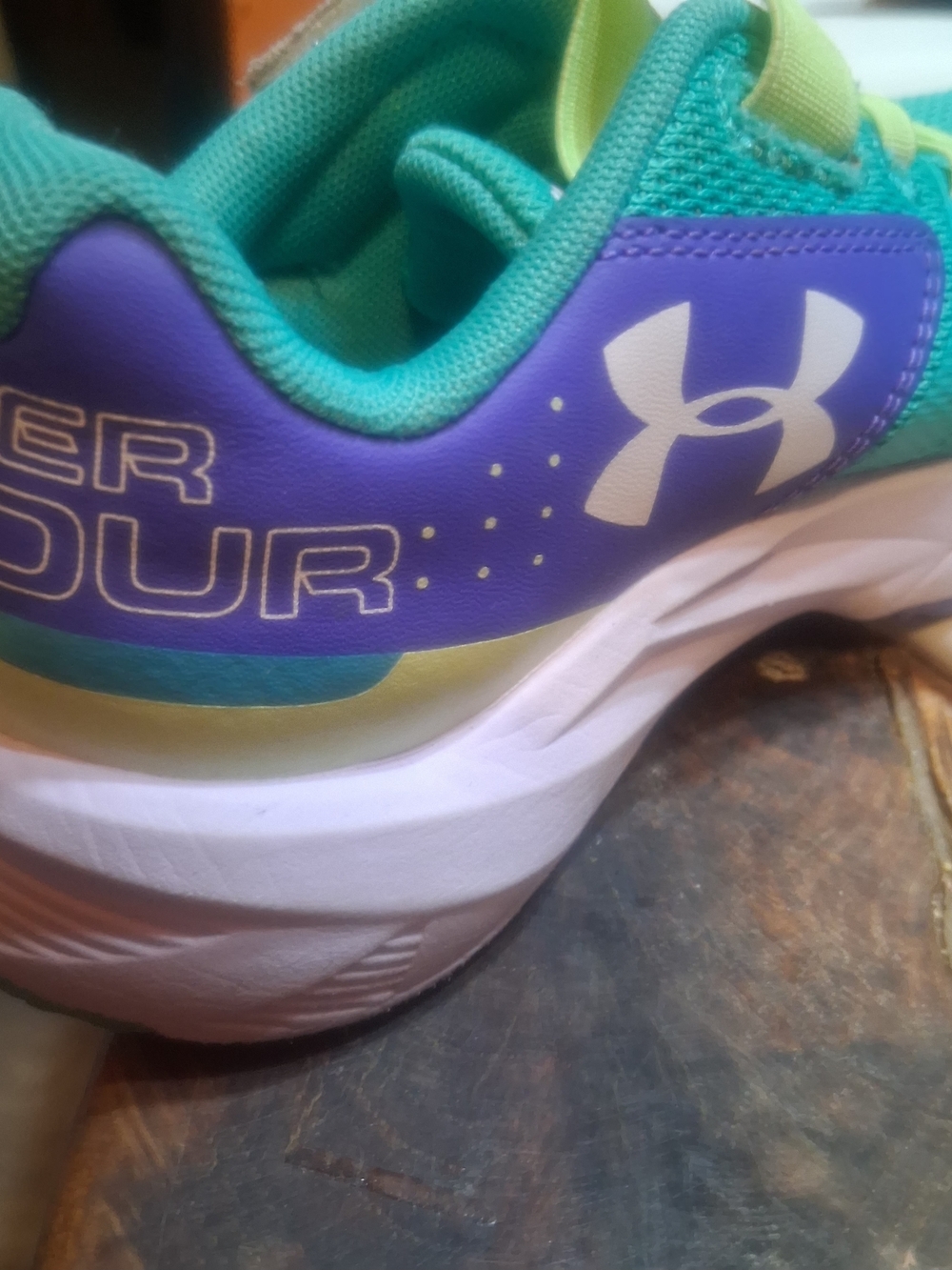 Under Armour Kids' Turquoise Sneakers